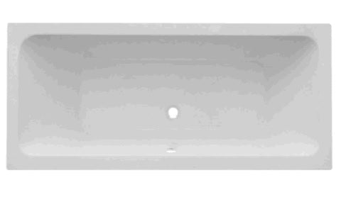 Square Built In Bath White 1700x750mm