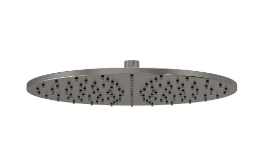 Meir Round Shower Rose 300mm - Gun Metal