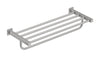 8593 Towel Shelf + Hang Bar 650mm - Brushed