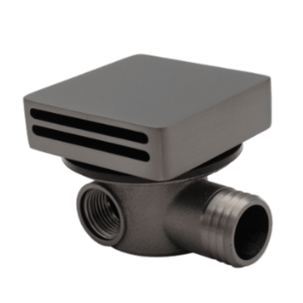 Gio Square Nikki Spout in Gunmetal Grey