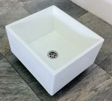 Baby Butler Composite Sink White 400x350x200mm