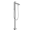 Zesis S Single lever bath mixer floor-standing Chrome