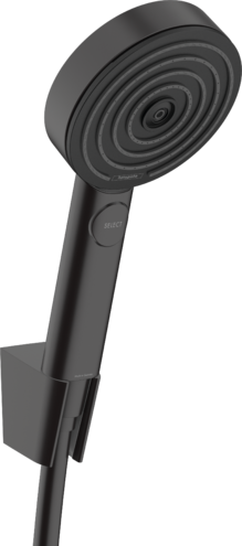 Hansgrohe Pulsify Select S Shower Holder Set 105 3Jet Relaxation With Shower Hose 125 Cm Matt Black