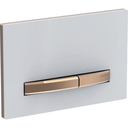 Sigma50 for dual flush, metal colour red gold