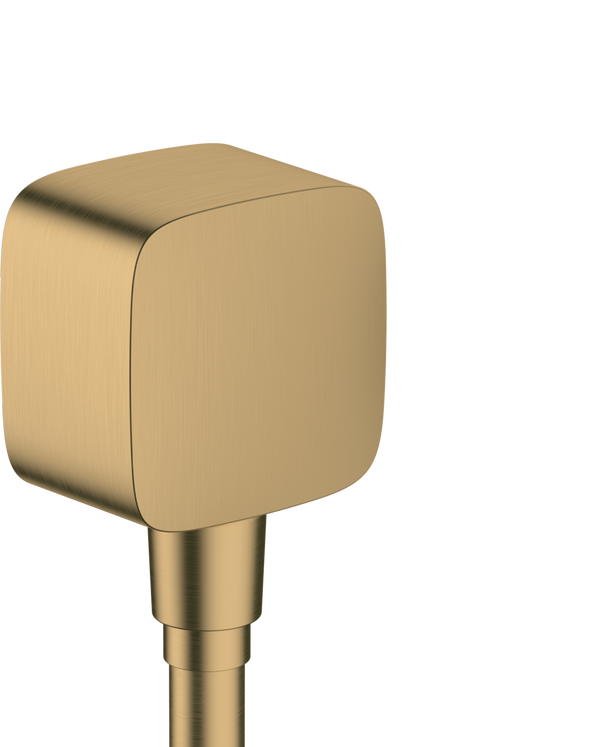 Hansgrohe Fixfit Wall Outlet With Non-Return Valve Brushed Bronze