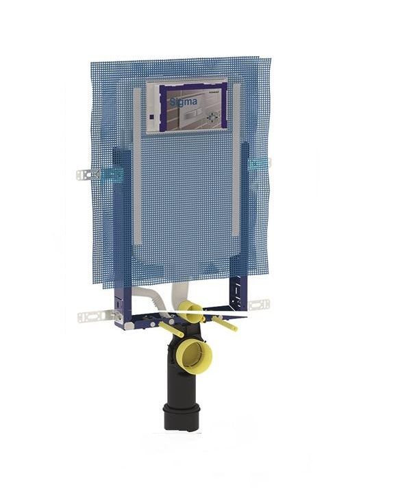 Kombifix element for wall-hung WC, 108 cm, with Sigma concealed cistern 12 cm