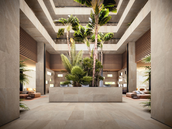 Blended Natural Matt Full Body Porcelain 598x1198x9mm (1.44sqm/box)