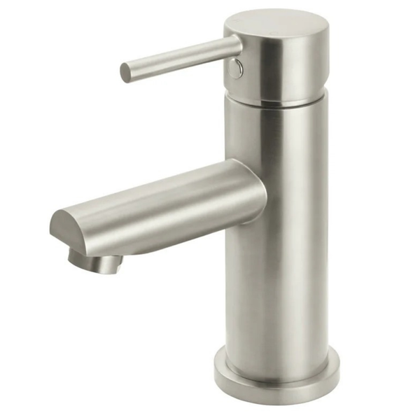 Basin Mixer Short Basin Tap Brushed Nickel