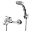 Bath Mixer W/T std offset hand shower
