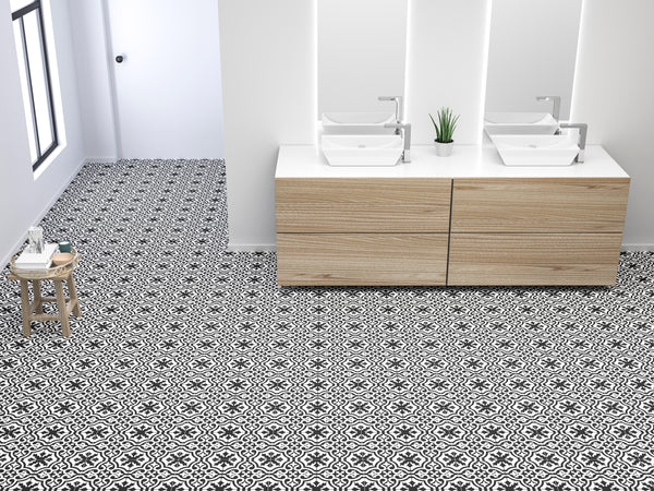 Chic Berkeley Black Ceramic Matt 450x450x10.5mm (1.22sqm/box)