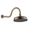 Bijiou Shower Rose Including Arm 200mm De Flumen Bronze