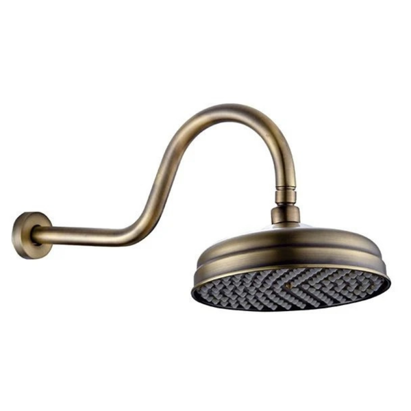 Bijiou Shower Rose Including Arm 200mm De Flumen Bronze