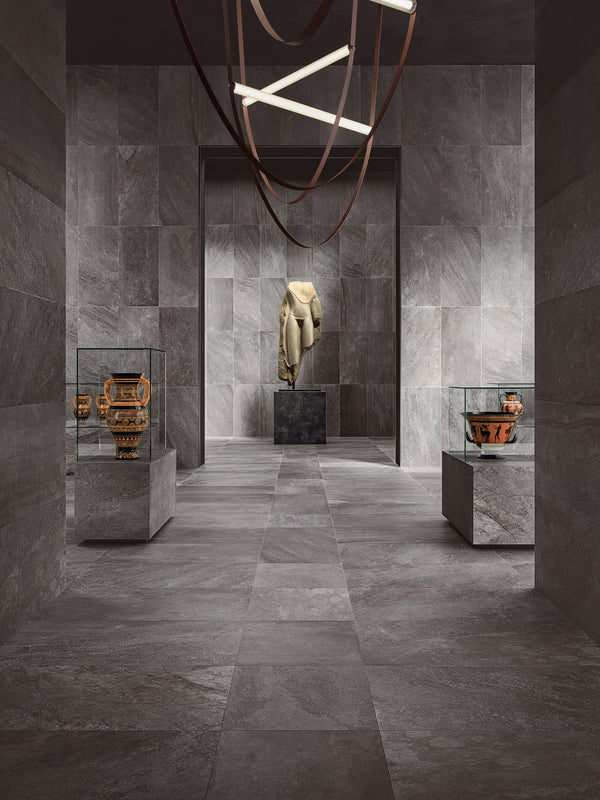Blended Dark Anthracite Grey Rectified UGL Porcelain Full Body 598x1198x9mm (1,44sqm2/box)