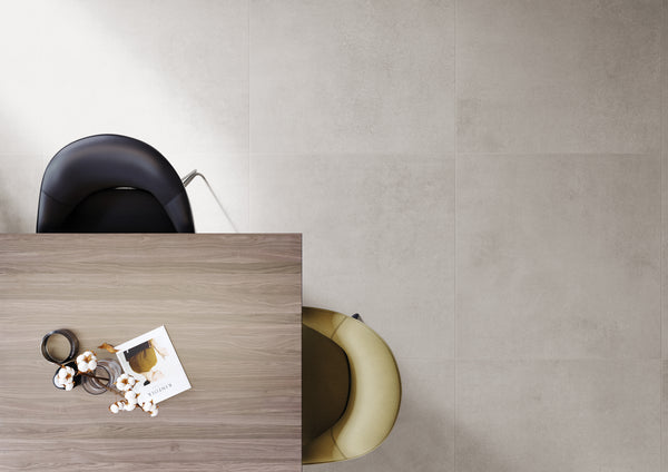 Concrete Gris Grey Glazed Porcelain 597x597x8mm (1.43sqm2/box)