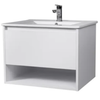 Congo White Wall Hung Vanity with Ceramic Basin