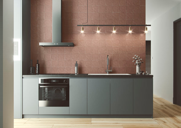 Contemporary Ash Rose Matt Porcelain (A/Slip) 150X150X9mm (0.585Sqm/Box)