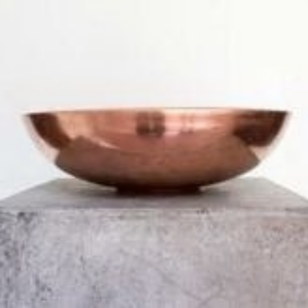 Copper Countertop Basin Double Skinned