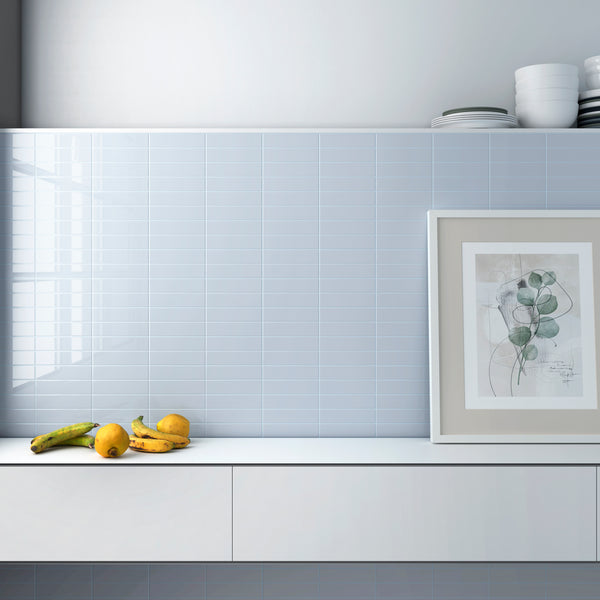 Costa Nova Baby Blue 50X200X9mm Gloss Ceramic (0.5Sqm/Box)