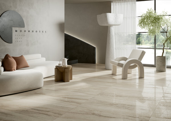 Crystal Greige Grey Unglazed Porcelain Full Body 750x1487x9mm (1,123sqm2/box)
