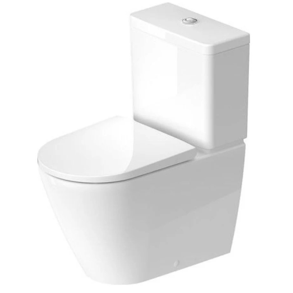 D-Neo Floor-Mounted Pan Rimless - Close Couple