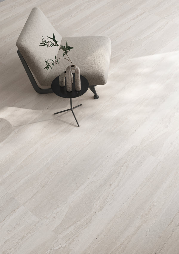 Double Plain White Rectified Porcelain Full Body 797x1597x8.5mm (2.56sqm2/box)