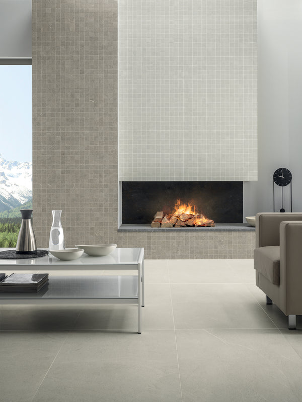 Dolomite Calcite Smooth Silver Rectified UGL Porcelain Full Body 597x1197x10mm (1,44sqm2/box)