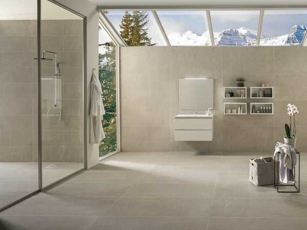 Dolomiti Sabbia Smooth Sand Beige Rectified UGL Porcelain Full Body 597x1197x10mm (1.44sqm2/box)