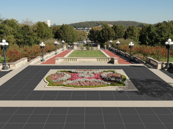 Endura Black 600x600x9.5mm R10 Matt Full Body Porcelain (1.44sqm/box)