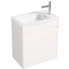 Enzo 540 White Single Drawer Vanity Set