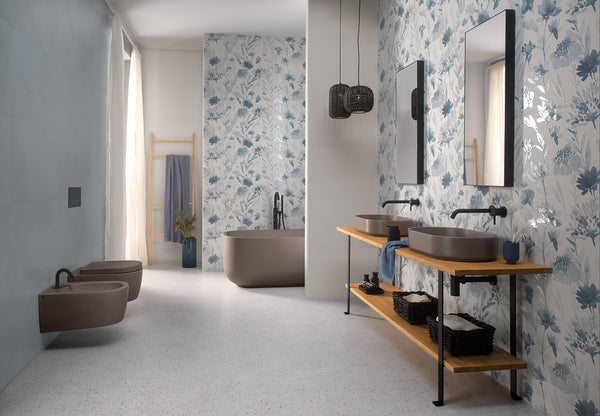 Milano Mood Flower Blu 500x1200x8.5mm (1,80 sqm/box)