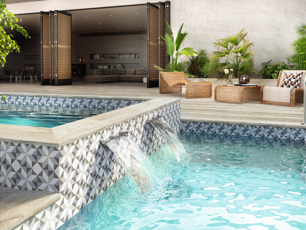 H15 Fiorella Gina 150x150x7.9mm Matt Porcelain (1 sqm/box)