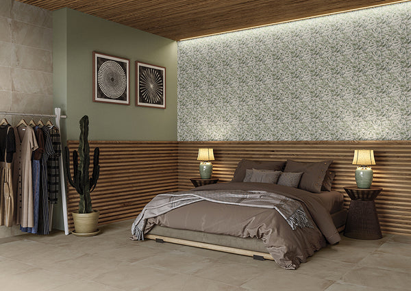 Flora Marble Bone Rectified GL Porcelain 600x600x7.4mm (1.44sqm2/box)