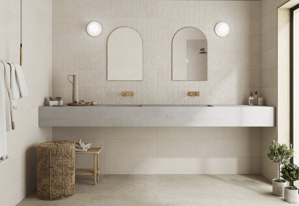 Gravel Cream 750x1500x9mm Matt Colour Body Porcelain (1.125sqm/box)