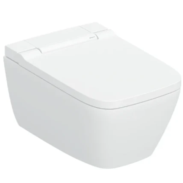 Geberit AquaClean Sela Square WC complete solution, wall-hung WC