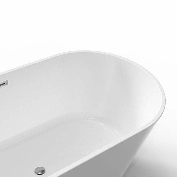 Halo Freestanding Bath Polished White 1700 X 790 X 590mm