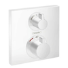 Hansgrohe Ecostat Square Thermostat For Concealed Installation For 2 Functions Matt White