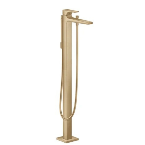 Hansgrohe Metropol Single Lever Bath Mixer Floor-Standing With Lever Handle Brushed Bronze