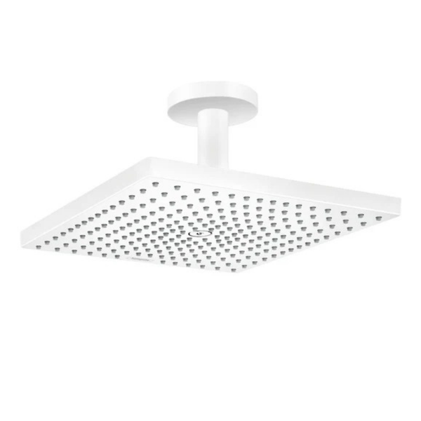 Hansgrohe Raindance E Overhead Shower 300 1Jet With Ceiling Connector Matt White