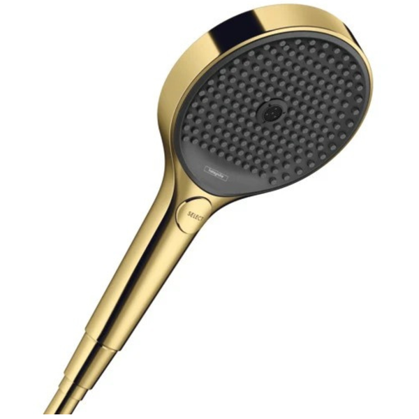 Hansgrohe Rainfinity Hand Shower 130 3Jet Ecosmart Polished Gold Optic
