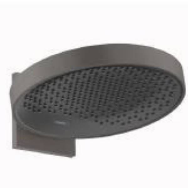 Hansgrohe Rainfinity Overhead Shower 360 1Jet With Wall Connector Brushed Black Chrome