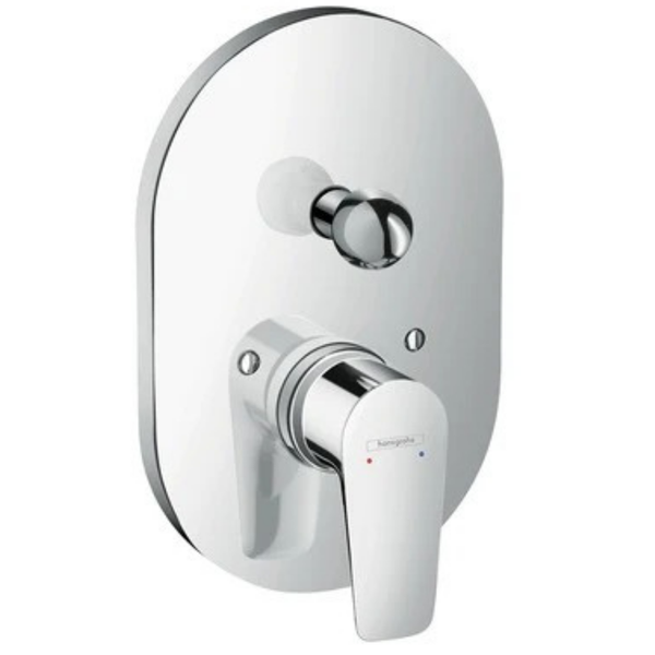 Hansgrohe Talis E Single Lever Bath Mixer For Concealed Installation Chrome