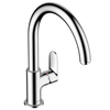 Hansgrohe Vernis Blend Single Lever Kitchen Mixer 210 With Swivel Spout Chrome