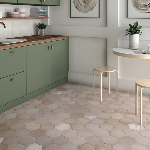 Heritage Hex Rose Tiles