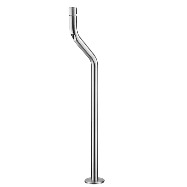 JEE-O Flow Freestanding Basin Mixer Stainless Steel, Brushed