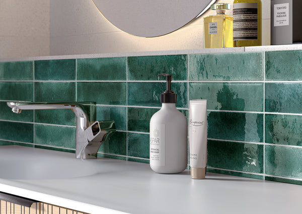 Jazba Green 60X246X8.4mm Porcelain Tiles (0,50Sqm2/Box)