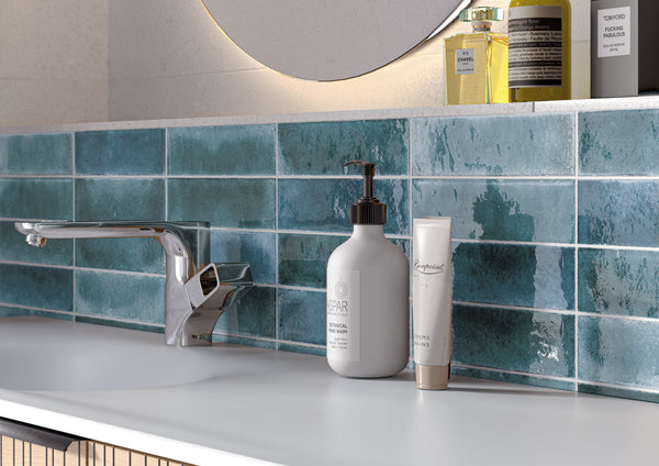 Jazba Turquoise 60X246X8.4mm Porcelain Tiles (0,50Sqm2/Box)