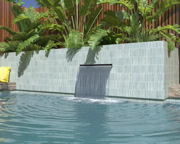 Kit-Kat Water 115x231x8mm Porcelain Gloss Tiles (0.638sqm/box)