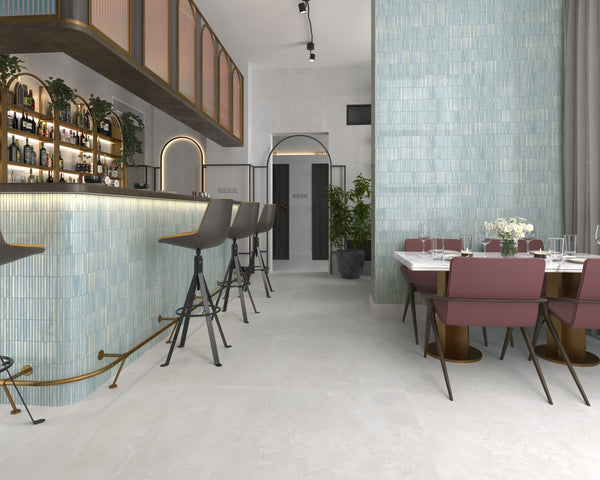 Kit-Kat Water 115x231x8mm Porcelain Gloss Tiles (0.638sqm/box)