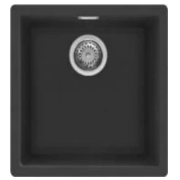 Kitchen Sink Standard, Undermount Built-in Black