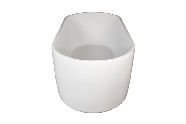 Kunene Acrylic Freestanding Bath White 1700x800x590mm